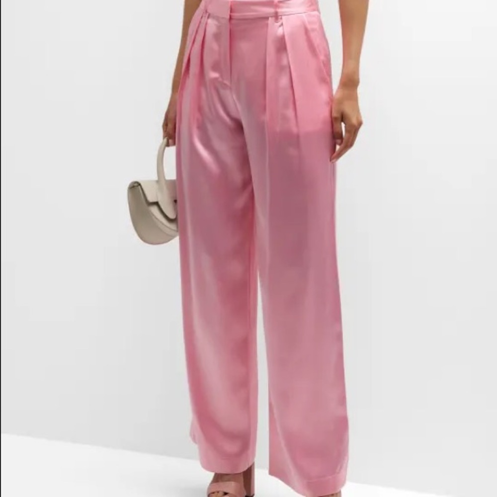 NWT LOVE SHACK FANCY EMBERLYNN PANT PINK - Picture 6 of 6